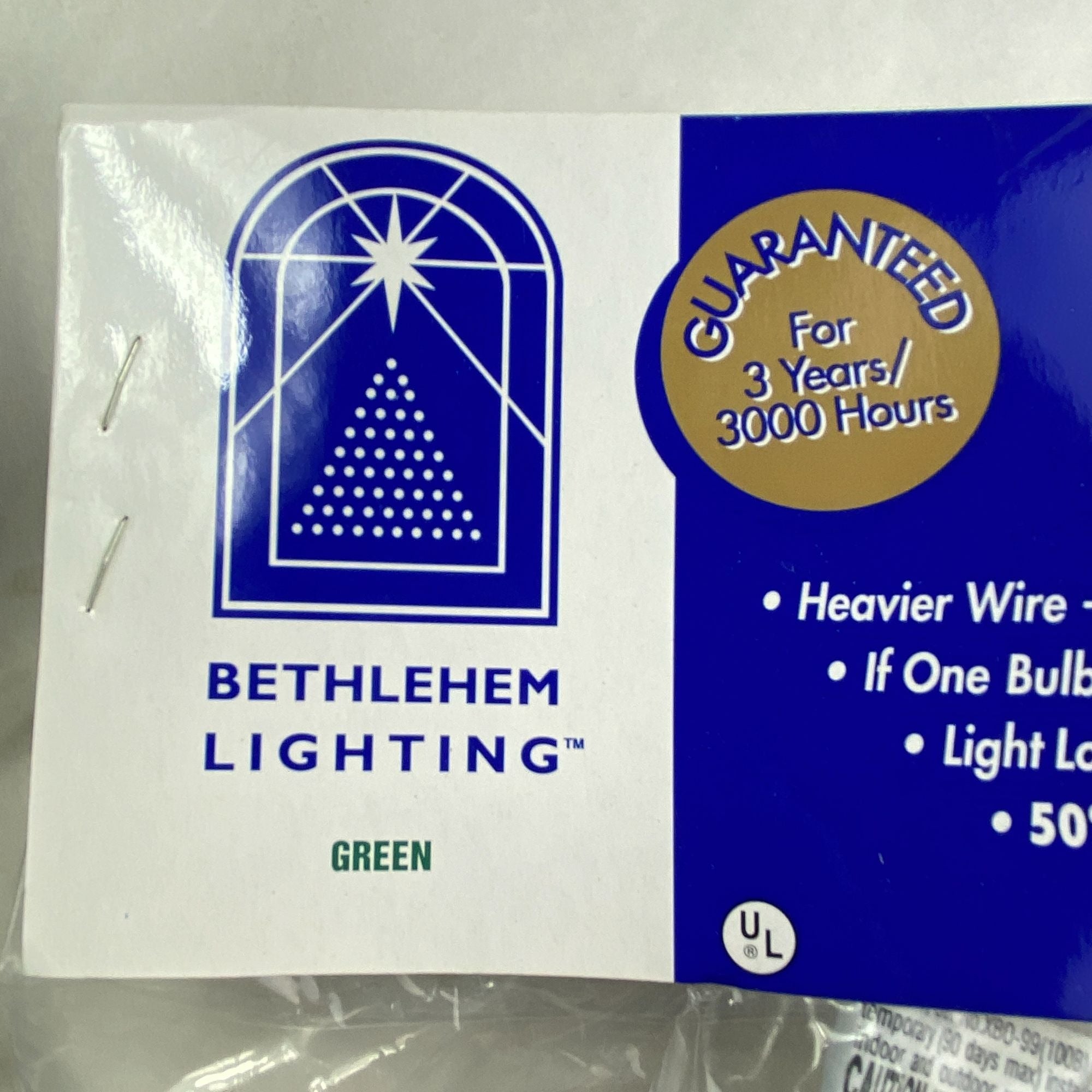 Bethlehem Lighting 100 Commercial End to End Christmas String Lights Lot of 3