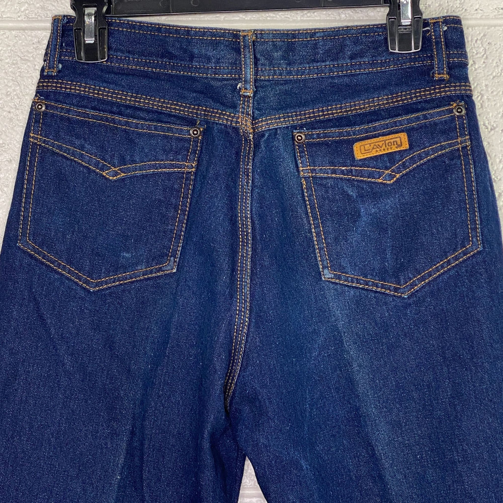 Vintage L'Avion Blue 5 Pocket Denim Jeans 32 XL