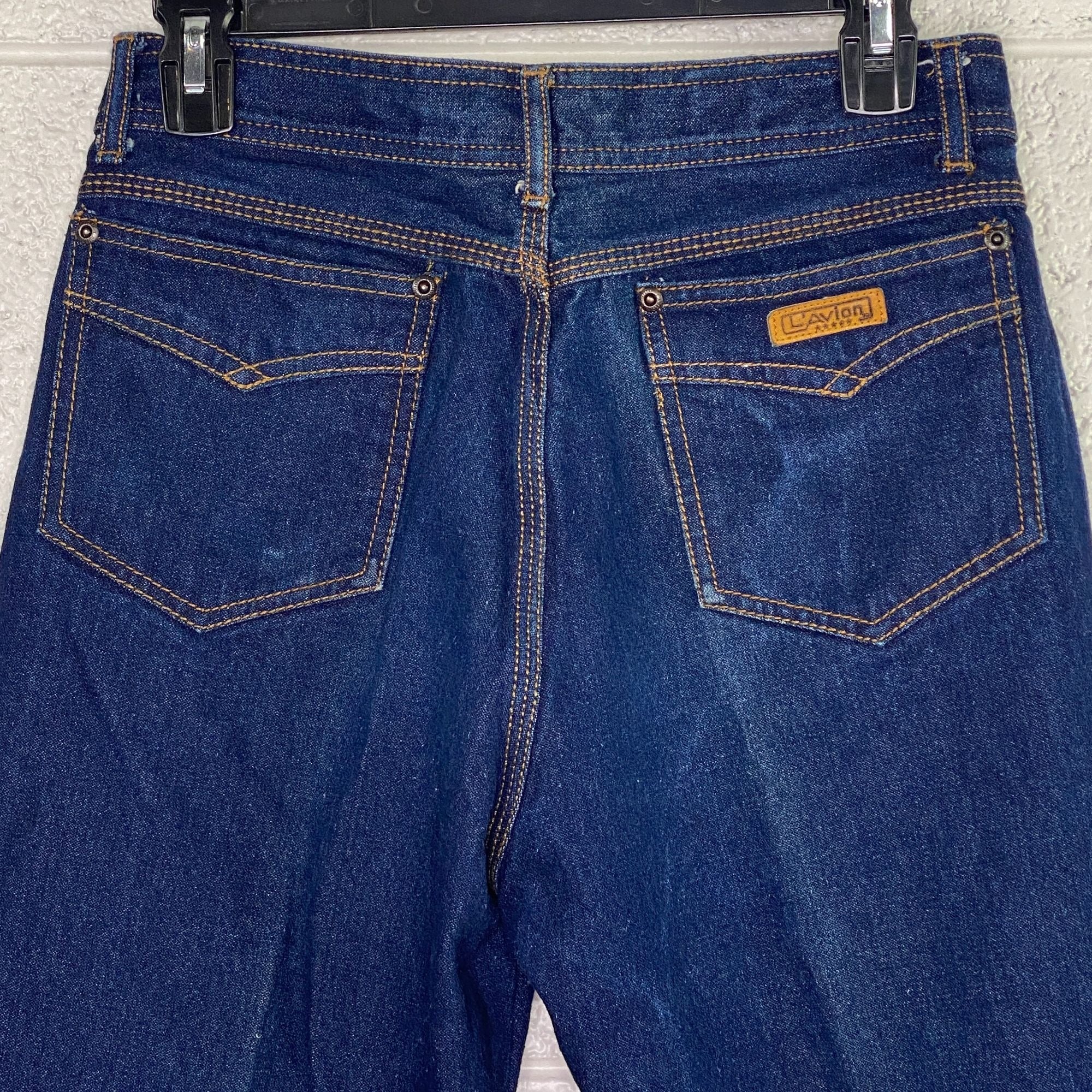 Vintage L'Avion Blue 5 Pocket Denim Jeans 32 XL