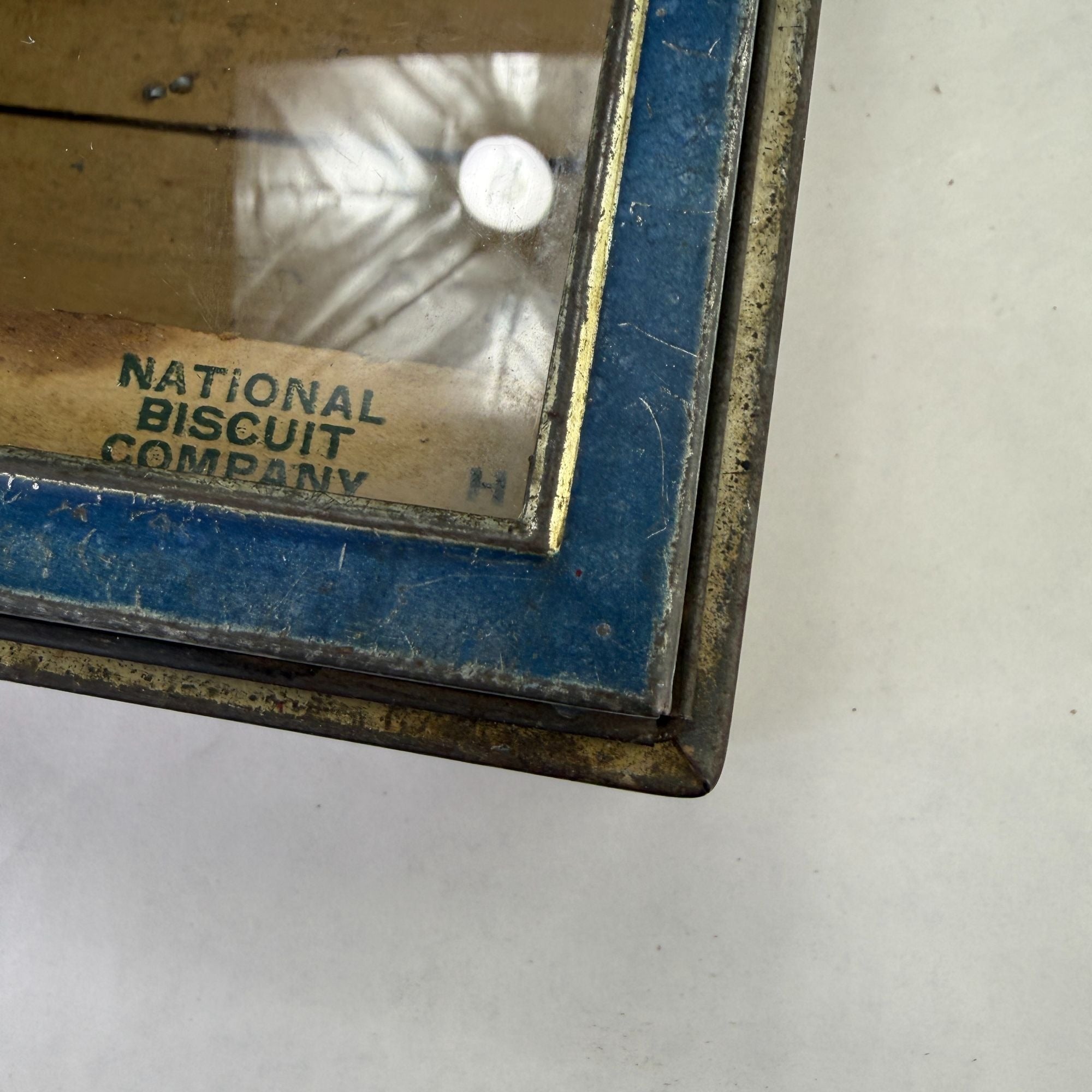 Vintage National Biscuit Company Nabisco Display Box With Glass Lid