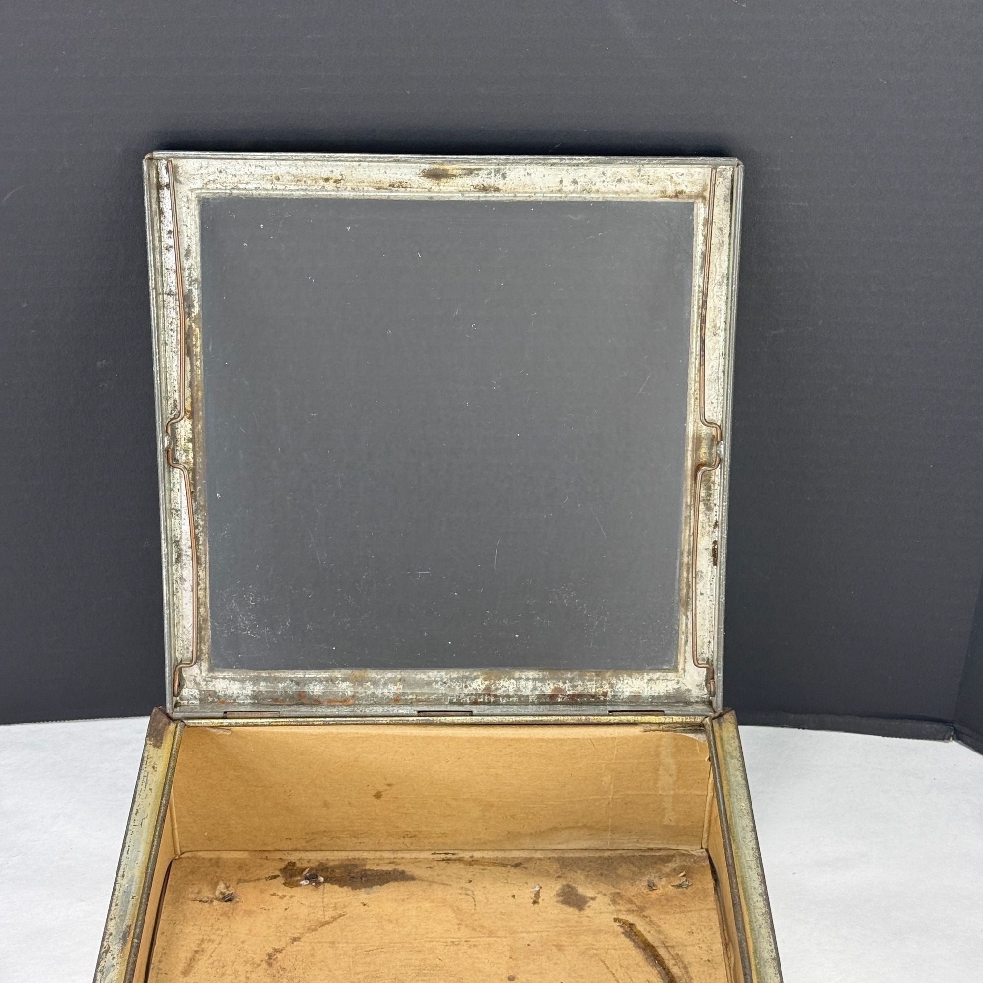 Vintage National Biscuit Company Nabisco Display Box With Glass Lid