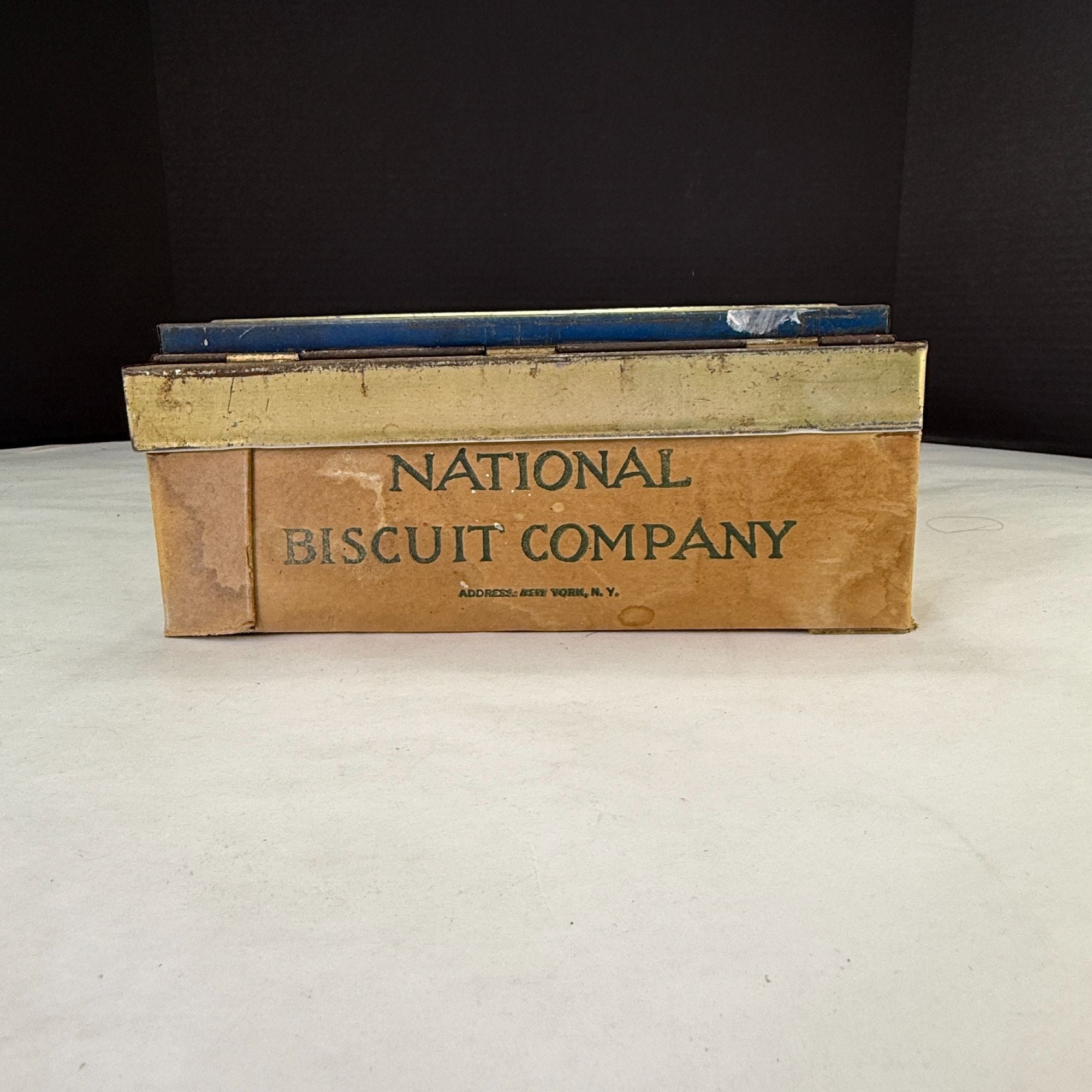 Vintage National Biscuit Company Nabisco Display Box With Glass Lid
