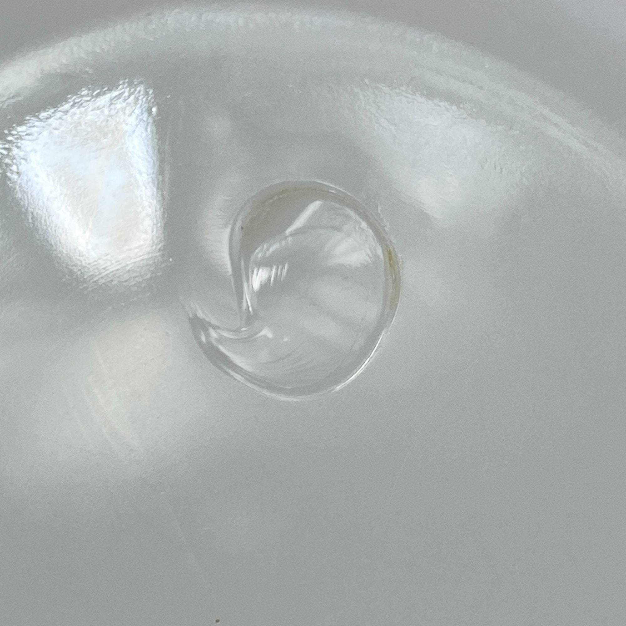 Vintage Milk Glass Ashtray with Lighter Insert Mid Century Modern