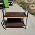 Vintage 2 Tiered TV Cart
