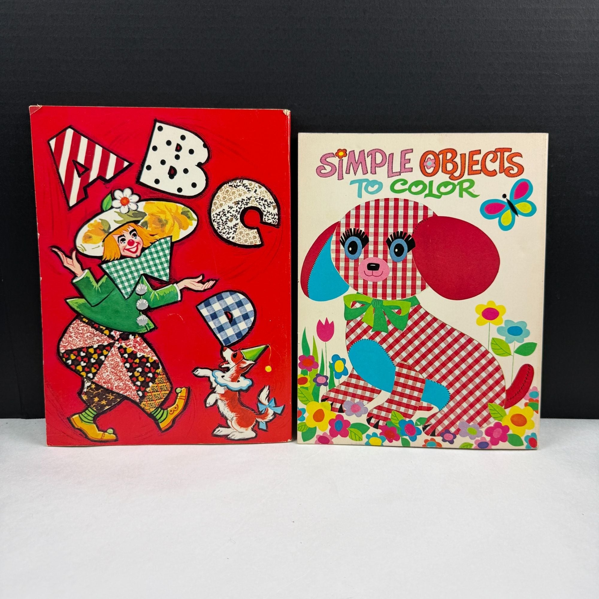 Vintage 1960's Whitman Coloring Activity Books Lot Of 2