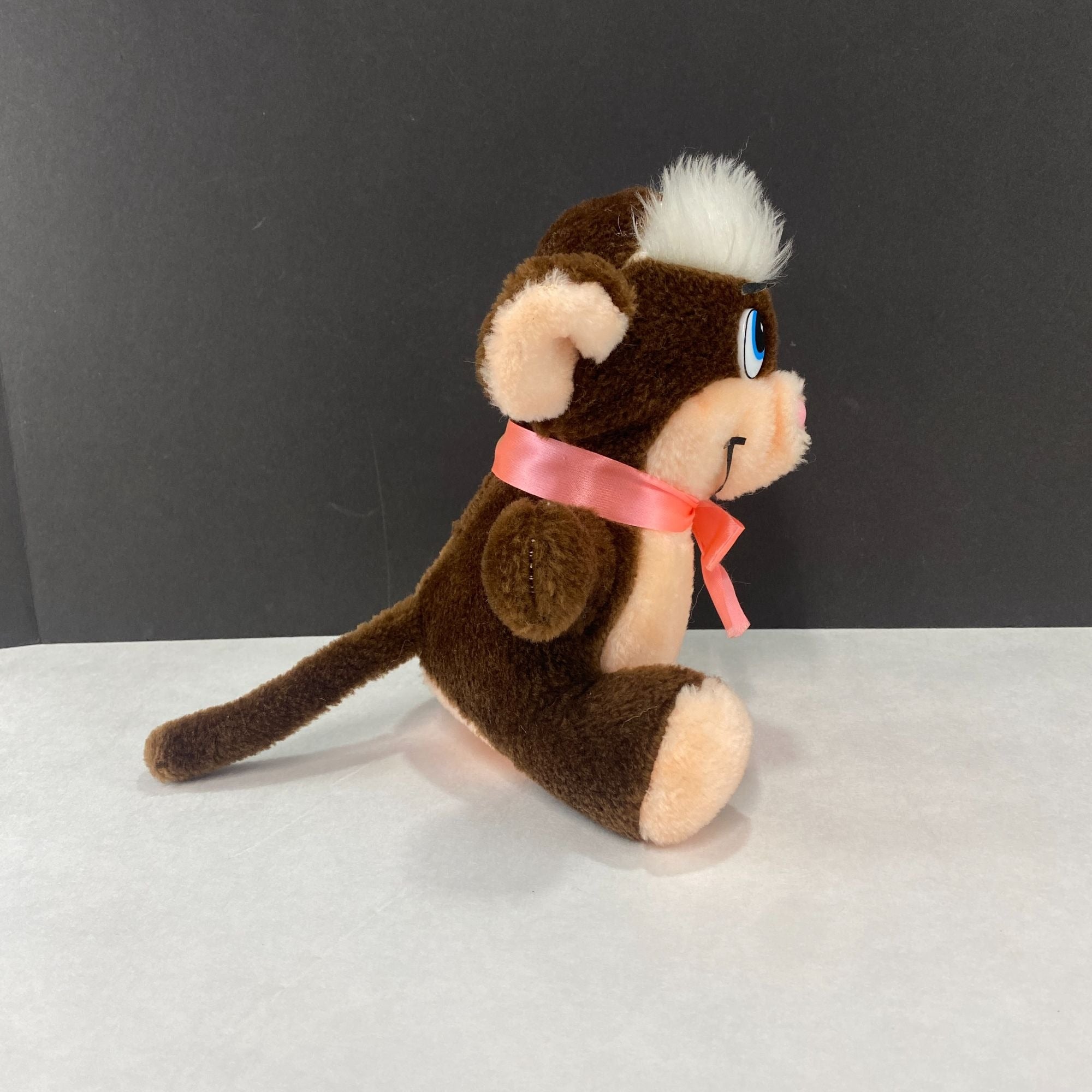 Vintage Superior Toy and Novelty Carnival Prize Plush Brown Mouse