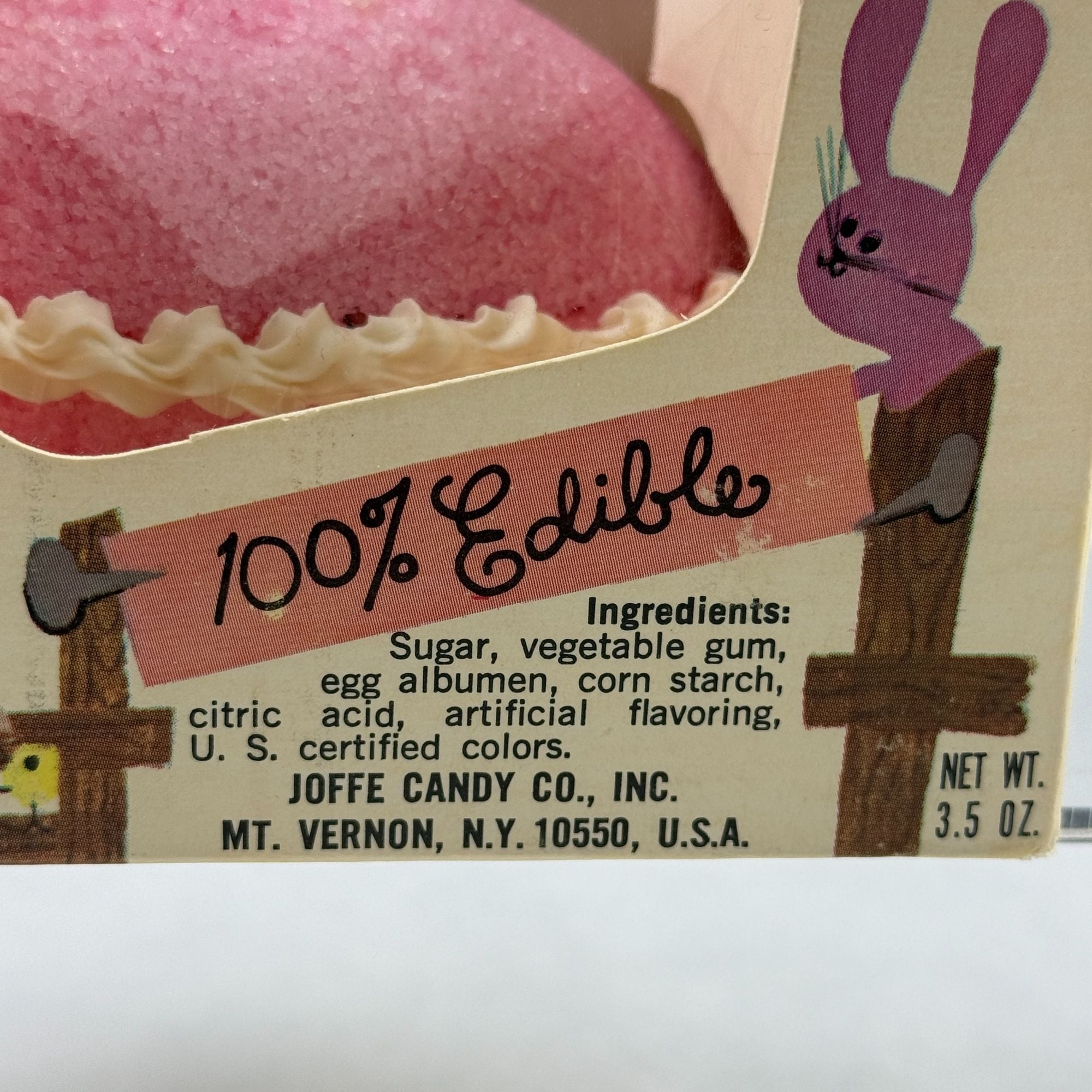 Vintage Joffe Candy Panorama Sugar Easter Egg With Box