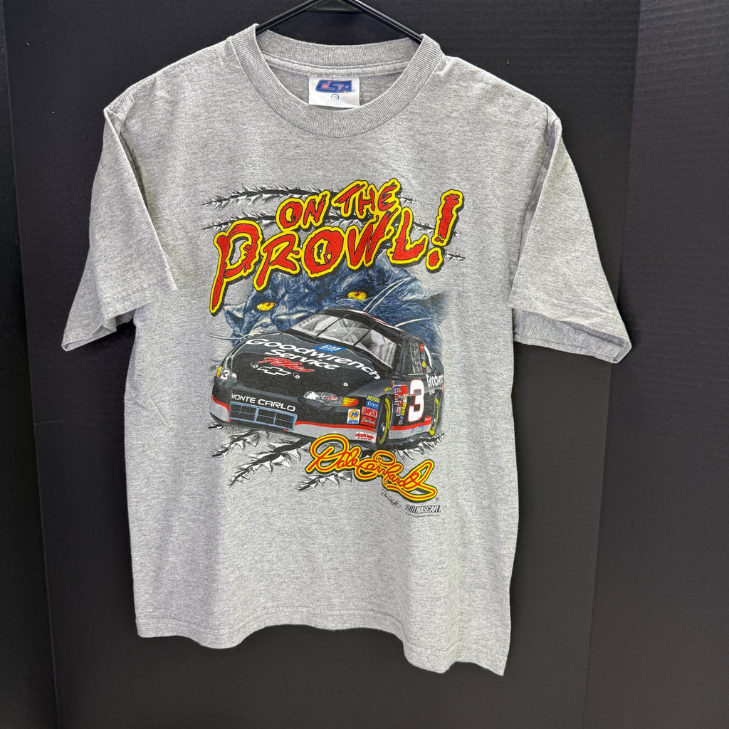 Vintage NASCAR On The Prowl Dale Earnhardt T Shirt Youth 14/16