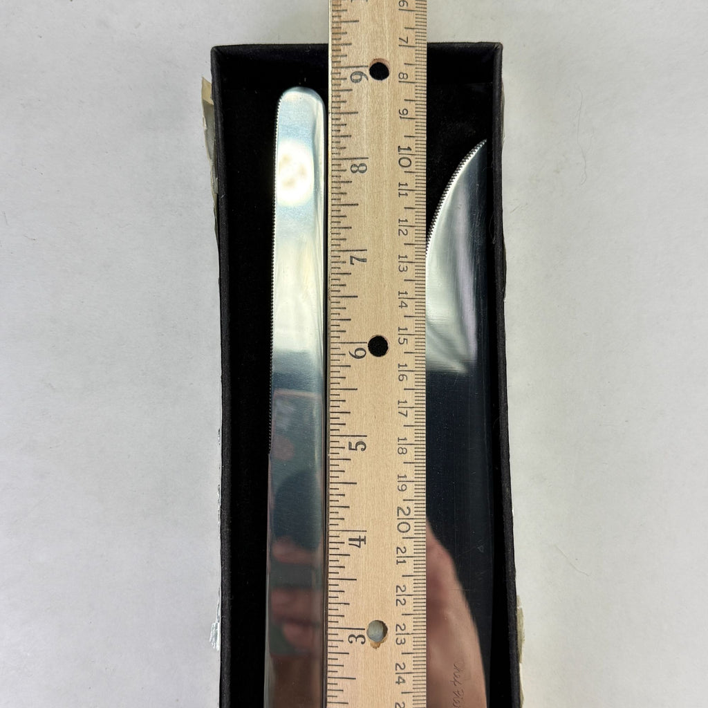 Vintage Chef Pierre Hot Forged Stainless 3 Pc Carving Knife Set In Original Box