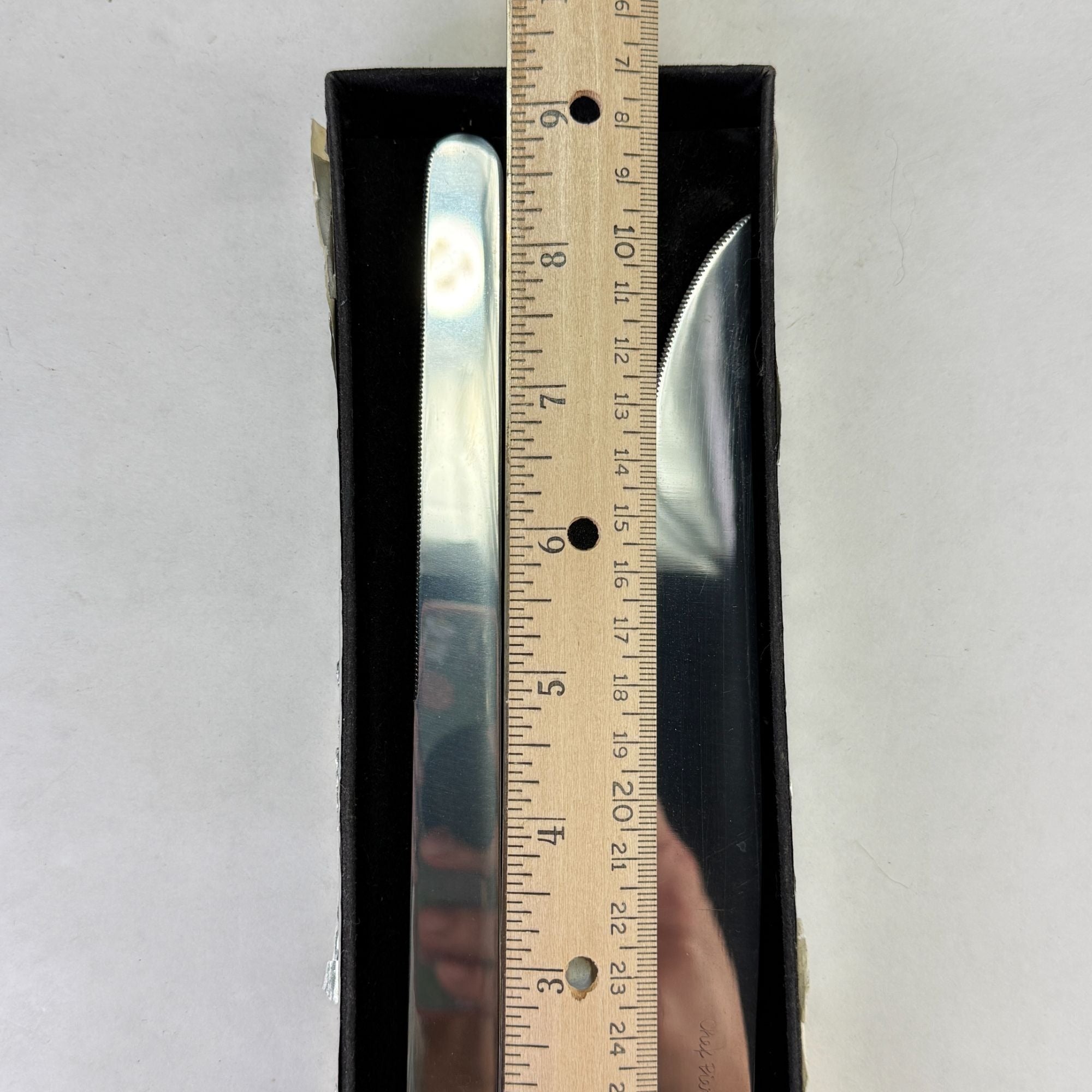 Vintage Chef Pierre Hot Forged Stainless 3 Pc Carving Knife Set In Original Box