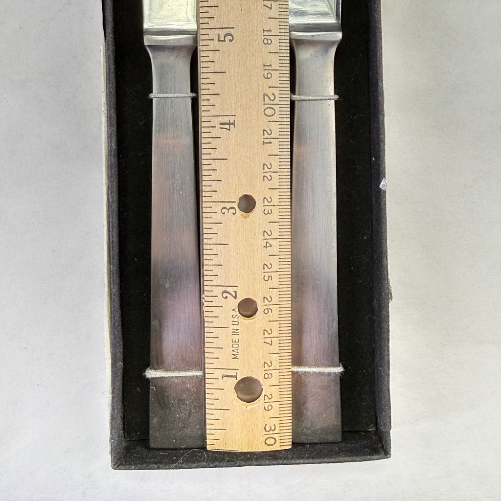 Vintage Chef Pierre Hot Forged Stainless 3 Pc Carving Knife Set In Original Box