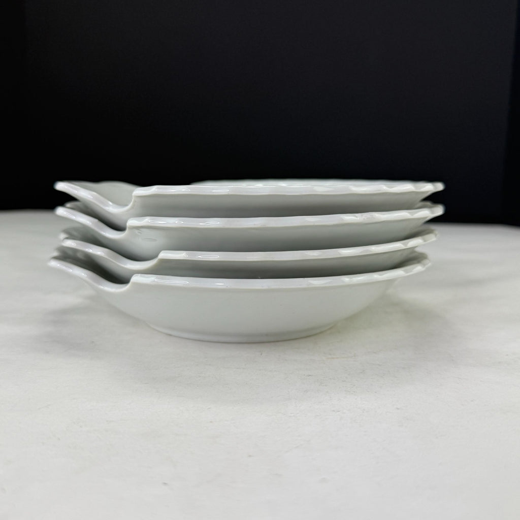 Vintage Takahashi Japan Vintage Clam Shell Floral Bowls Set of 4