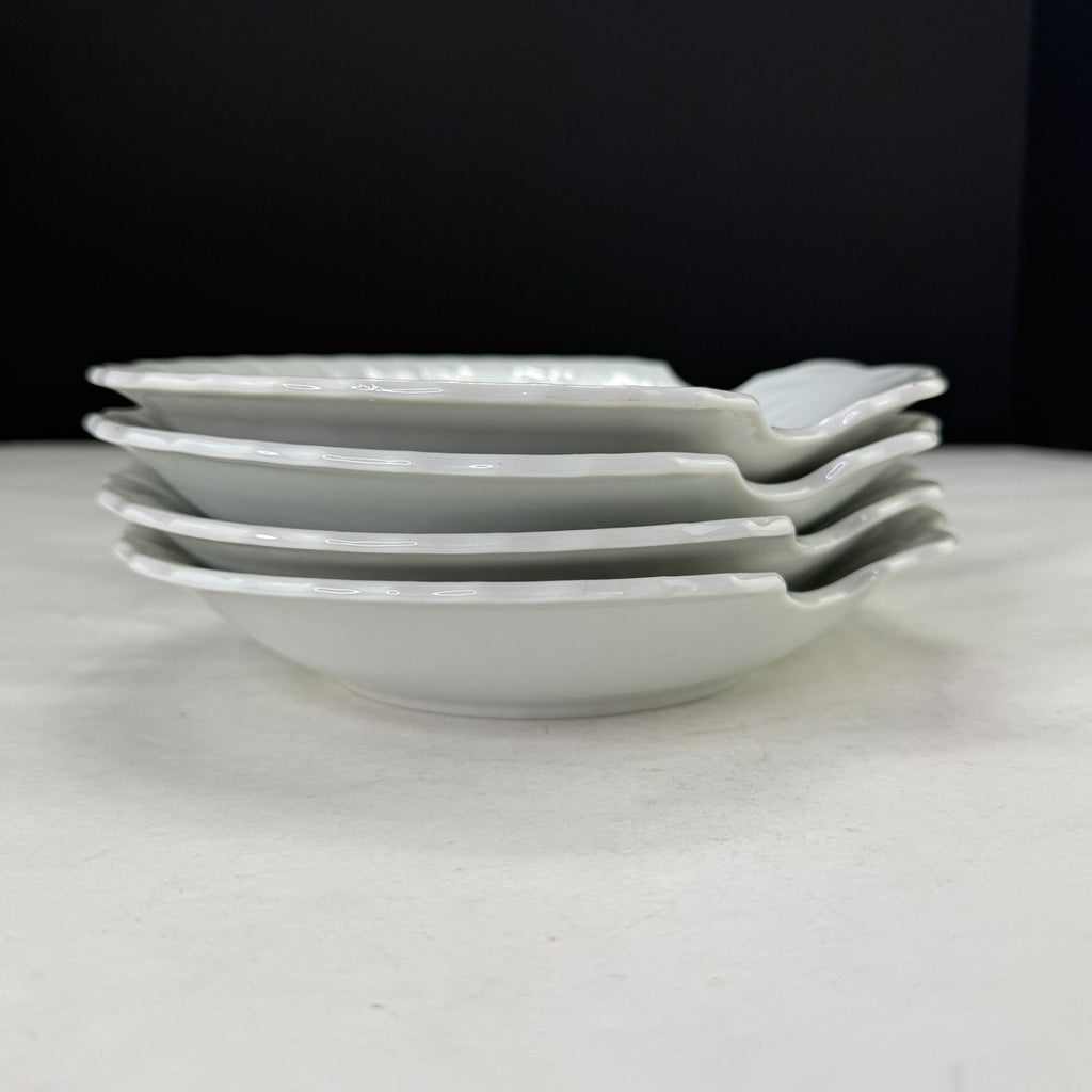 Vintage Takahashi Japan Vintage Clam Shell Floral Bowls Set of 4