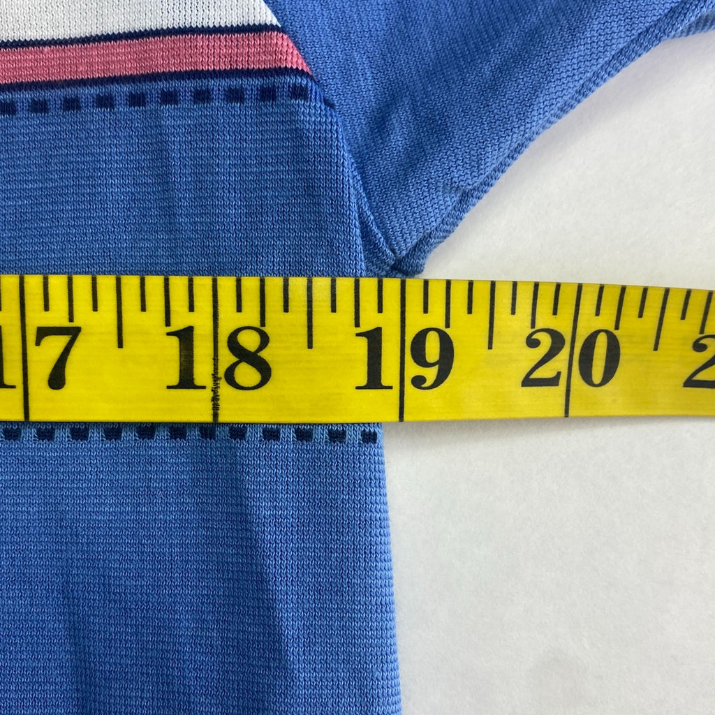 Vintage Puritan Polo Short Sleeve Shirt Mens M Blue White Pink Striped NWT