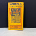 Vintage 1943 Wagner Norfolk Portsmouth Virginia Area Map Bus Trolley