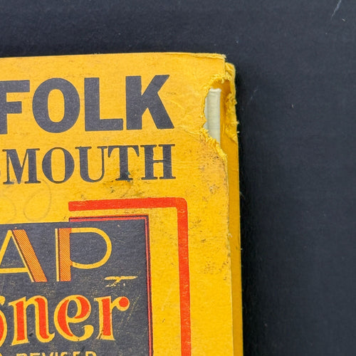 Vintage 1943 Wagner Norfolk Portsmouth Virginia Area Map Bus Trolley