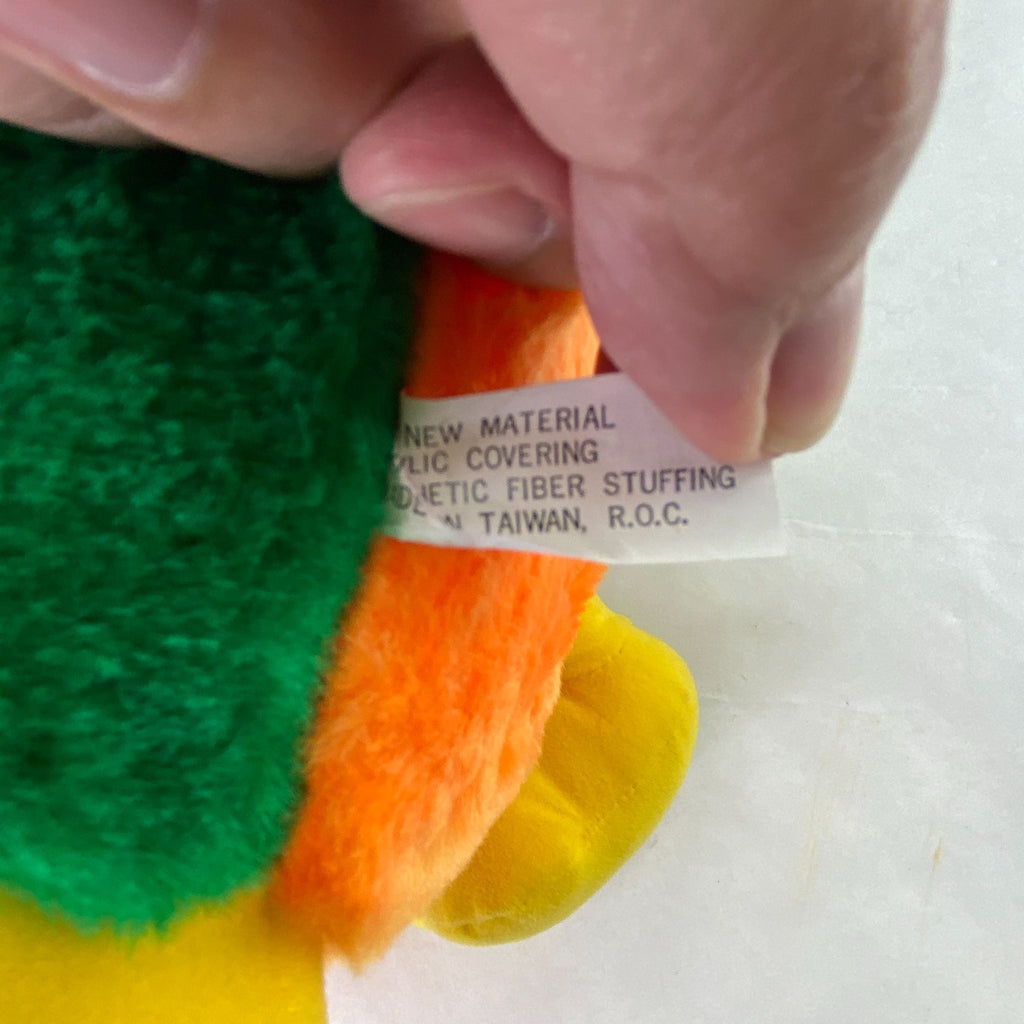 Vintage Toucan Bird Plush Squawks Back with Noise Sensor
