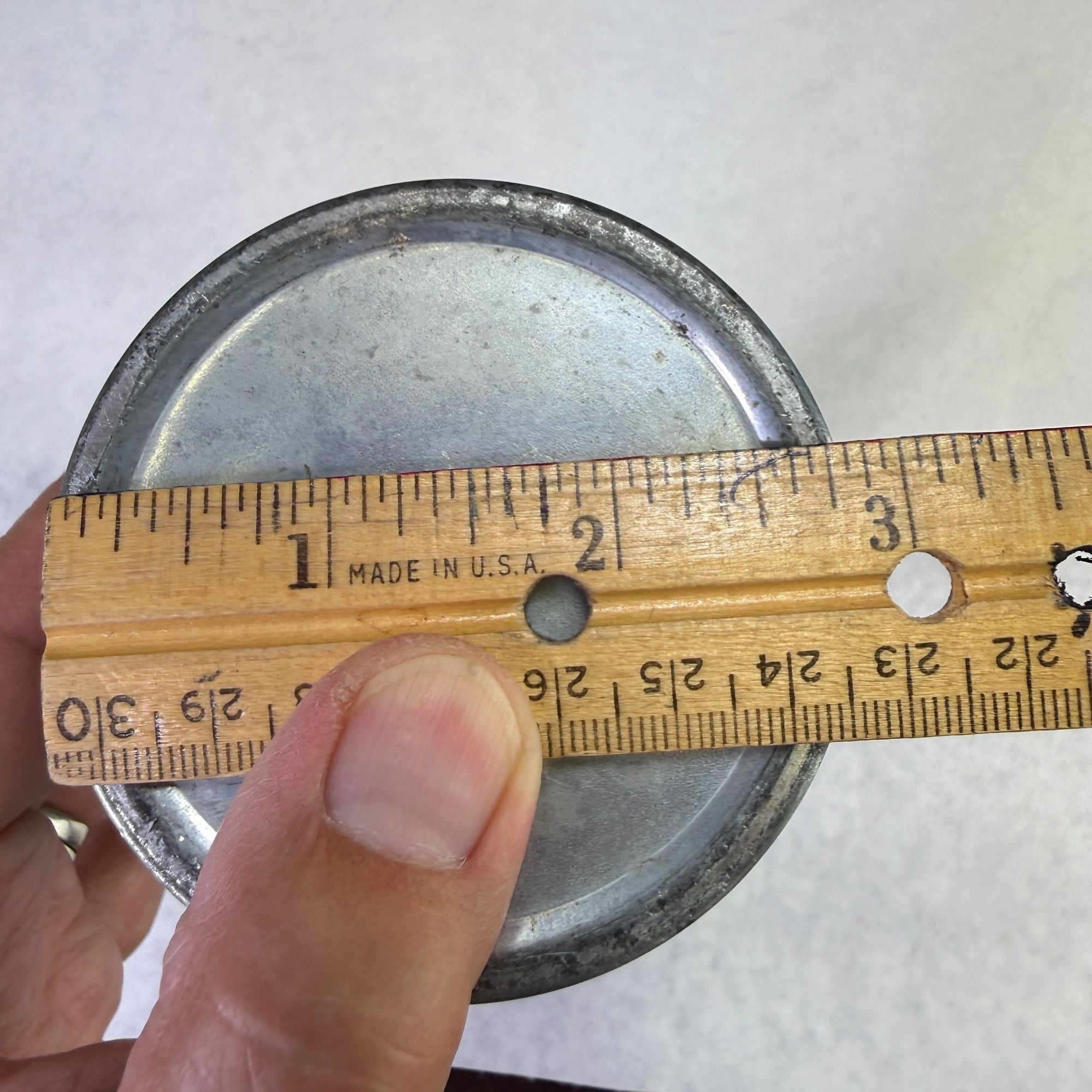 Vintage Metal Hot Water Cylinder Bed Warmer Bottle