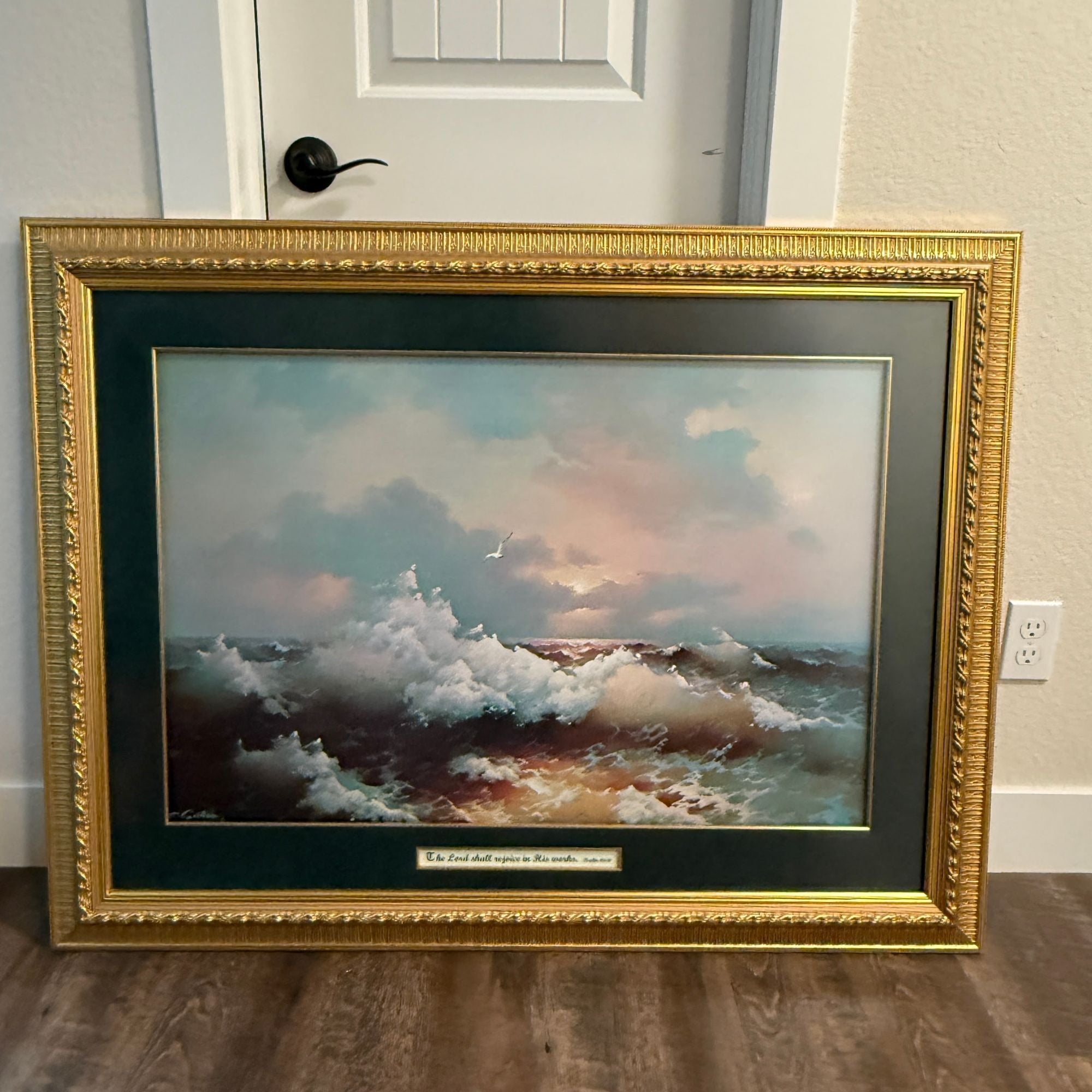 Day's End Psalm 104:31 Framed Print