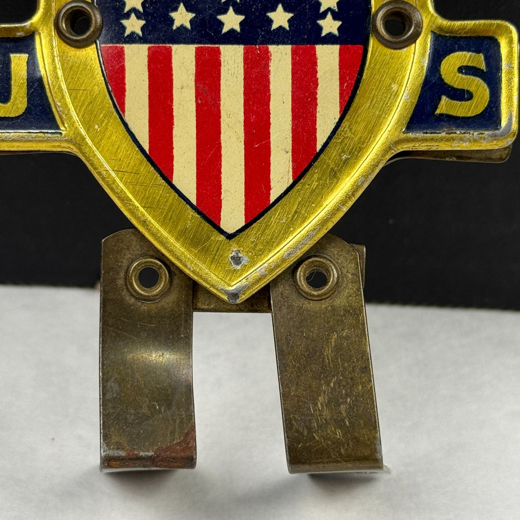 Vintage Annin US 13 Stars Auto Bike Parade Flag Holder