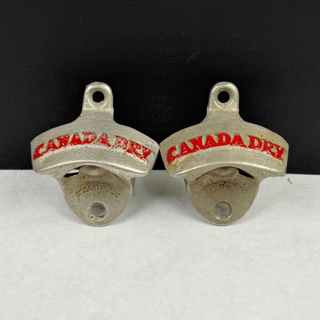 Vintage Starr X Canada Dry Wall Mount Bottle Opener Lot Of 2