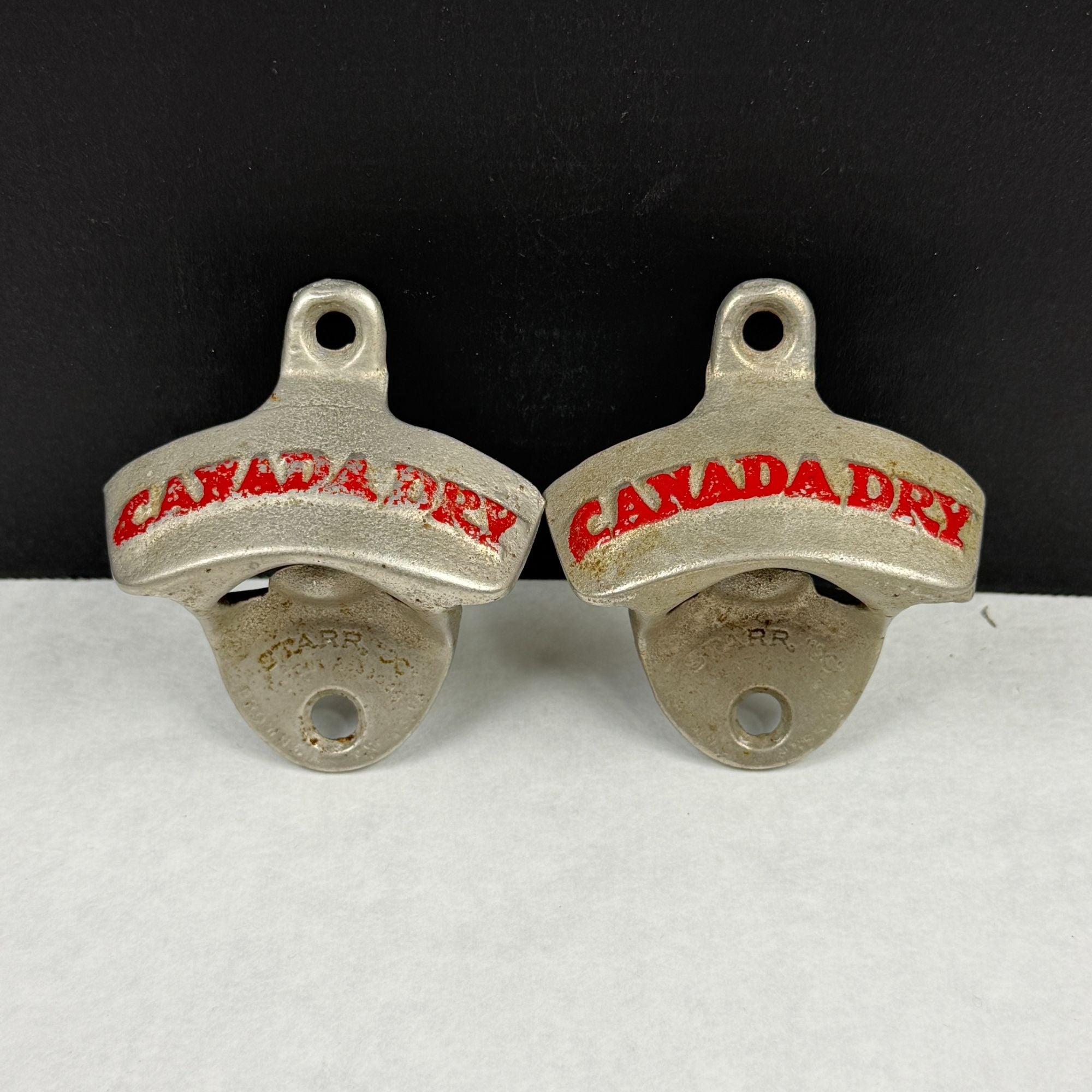 Vintage Starr X Canada Dry Wall Mount Bottle Opener Lot Of 2