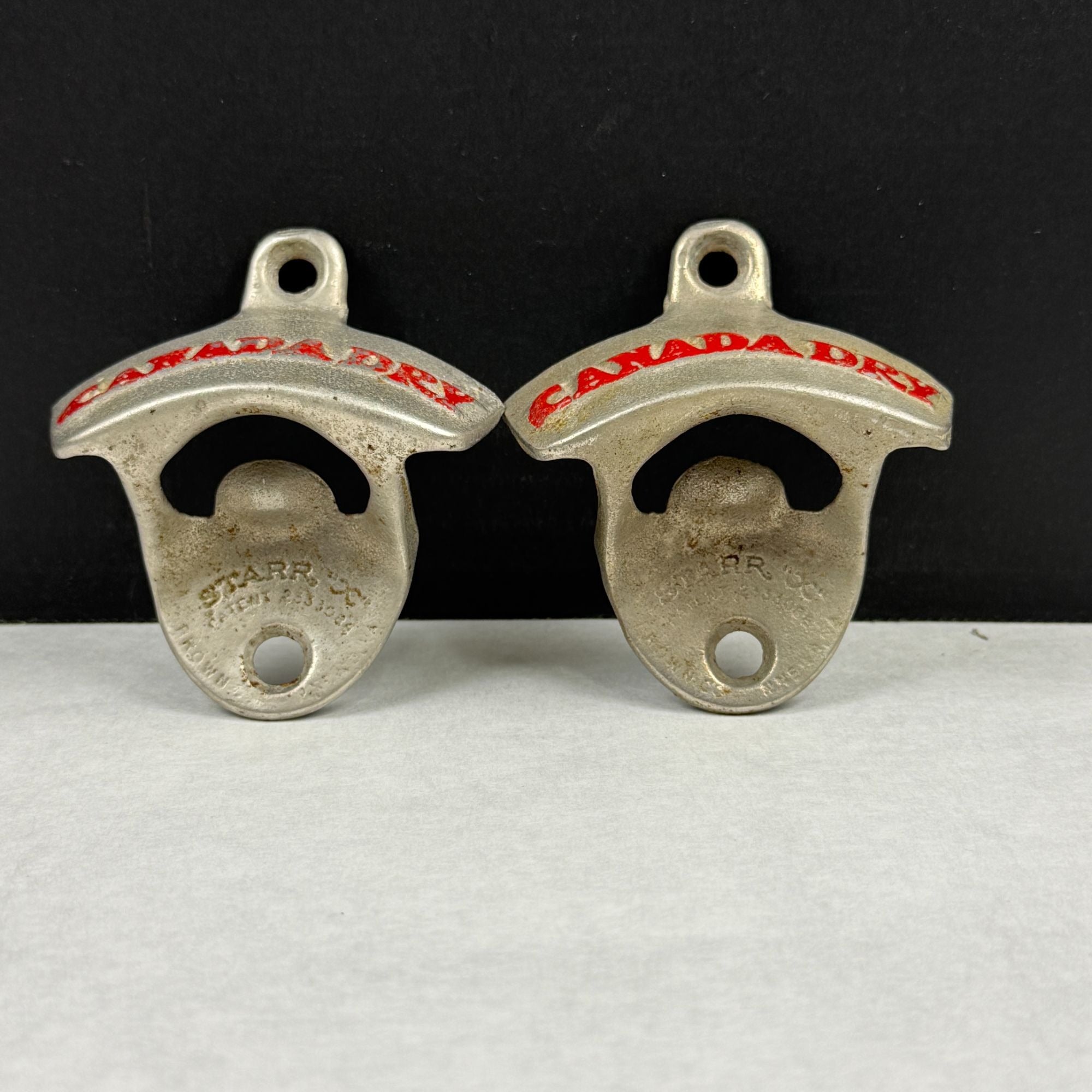 Vintage Starr X Canada Dry Wall Mount Bottle Opener Lot Of 2