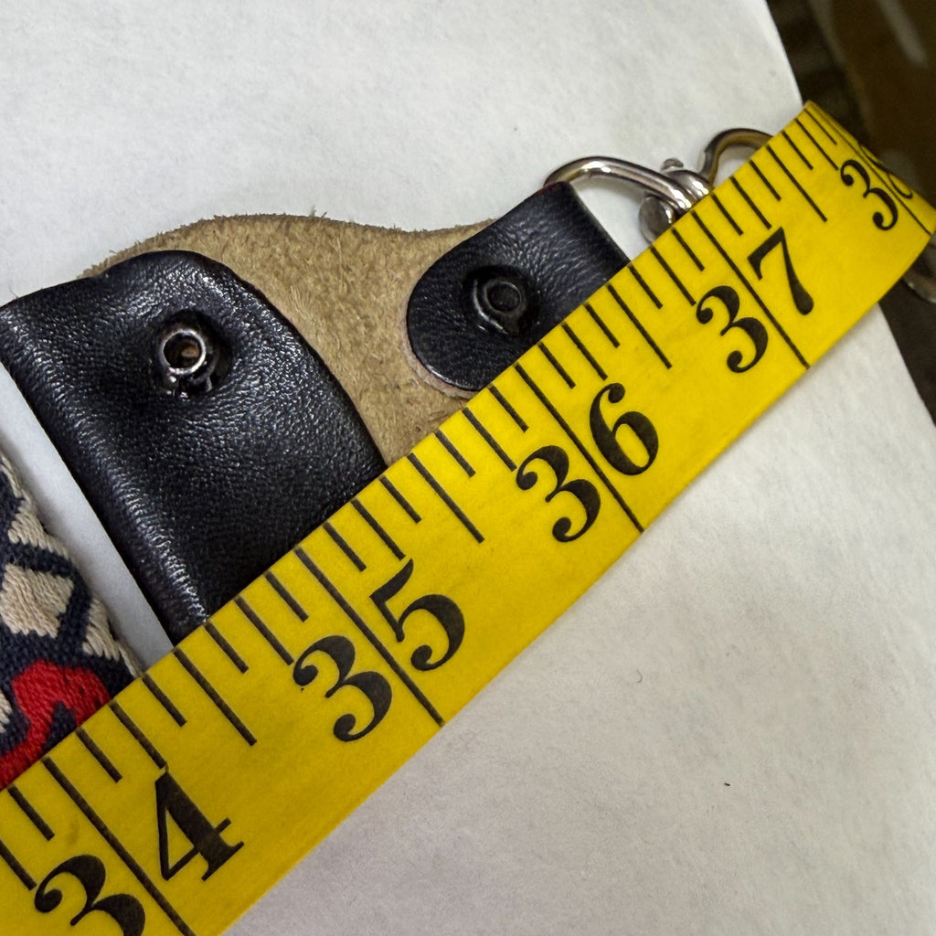 Vintage Retro Hippie Camera Neck Strap With Film Loops Red White Blue Design