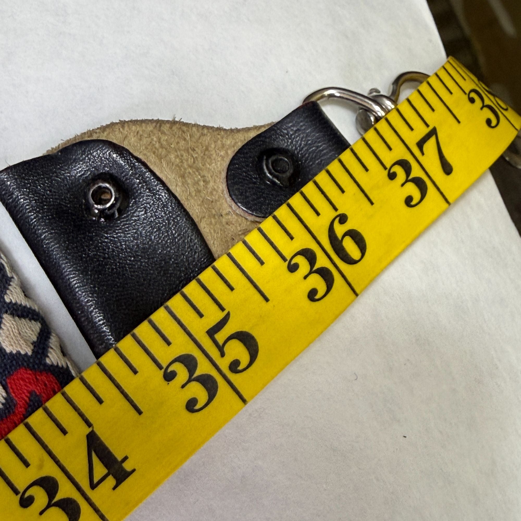 Vintage Retro Hippie Camera Neck Strap With Film Loops Red White Blue Design