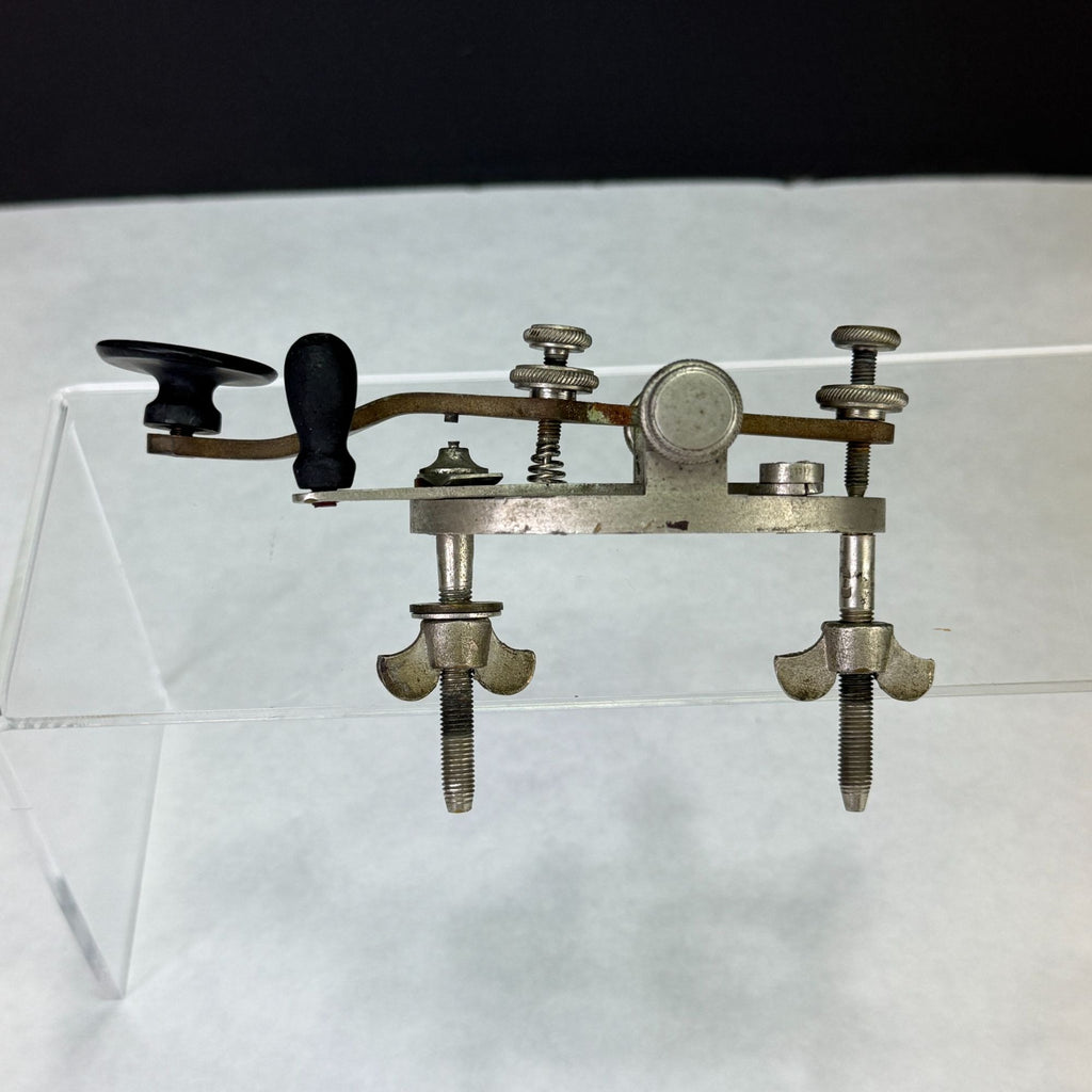 Vintage JH Bunnell & Co Legged Telegraph Morse Code Key