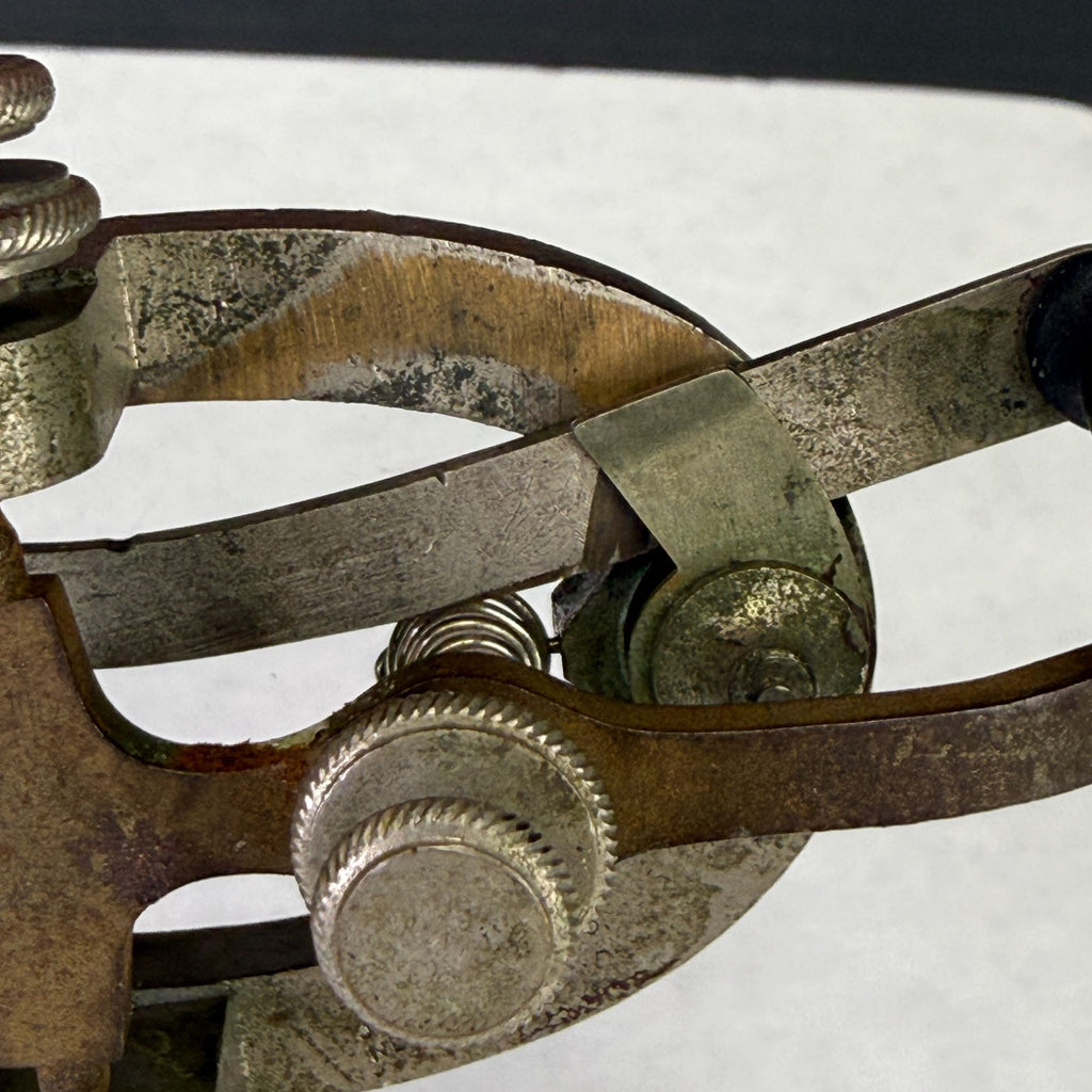 Vintage JH Bunnell & Co Legged Telegraph Morse Code Key