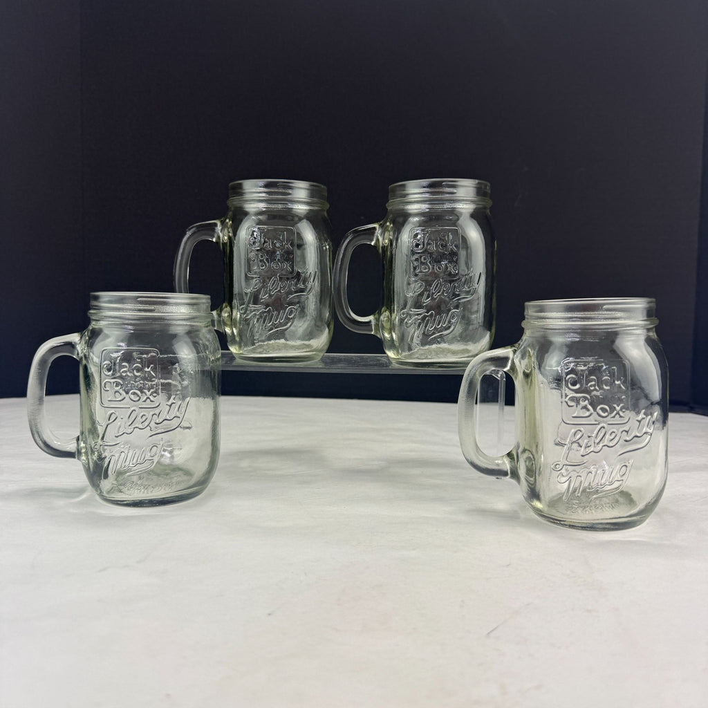Vintage Jack In The Box Liberty Bell 1776 1976 12 oz Mugs Set of 4