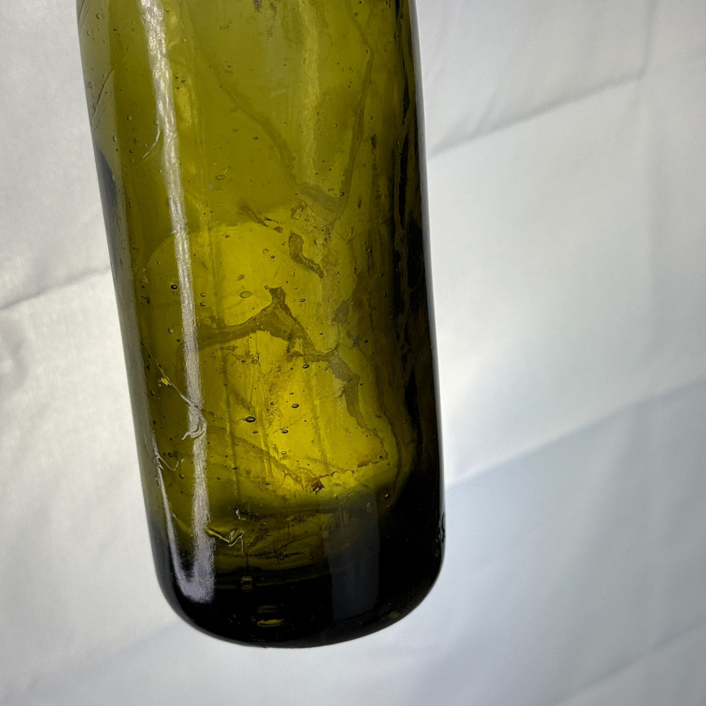 Vintage E & J Burke Olive Green Bottles Lot Of 3
