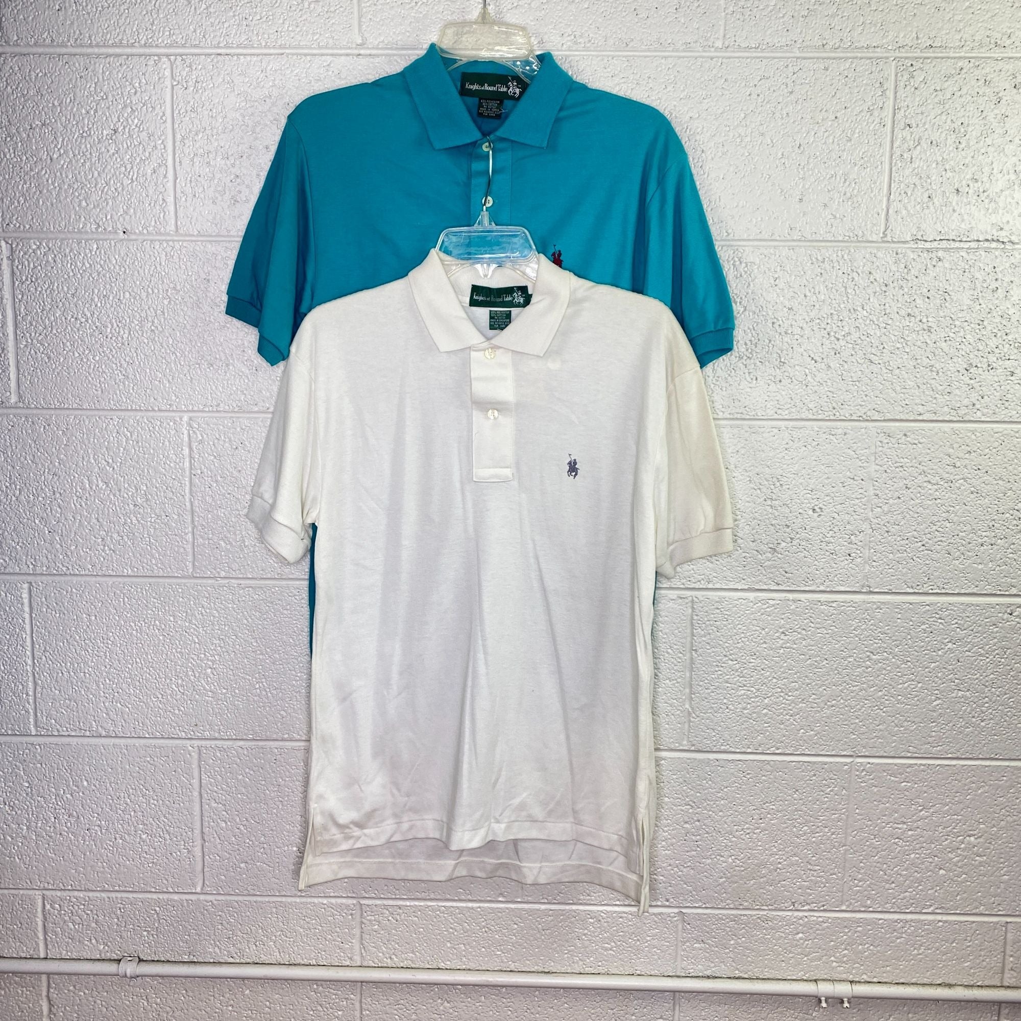 Knights of Round Table Polo Short Sleeve Men M New with Tag Lot of 2