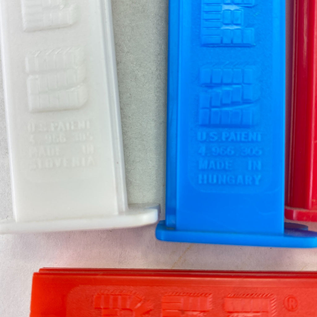 Vintage PEZ Dispensers Lot of 8 Dr Skull Snowman Chick Spiderman Semi Truck