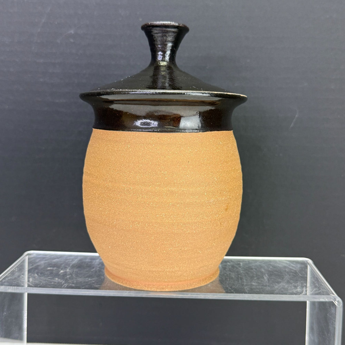 Vintage Minnesota Wild Rice Pottery Jar by Stoneware Specialties