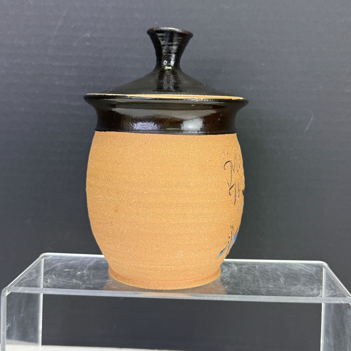 Vintage Minnesota Wild Rice Pottery Jar by Stoneware Specialties