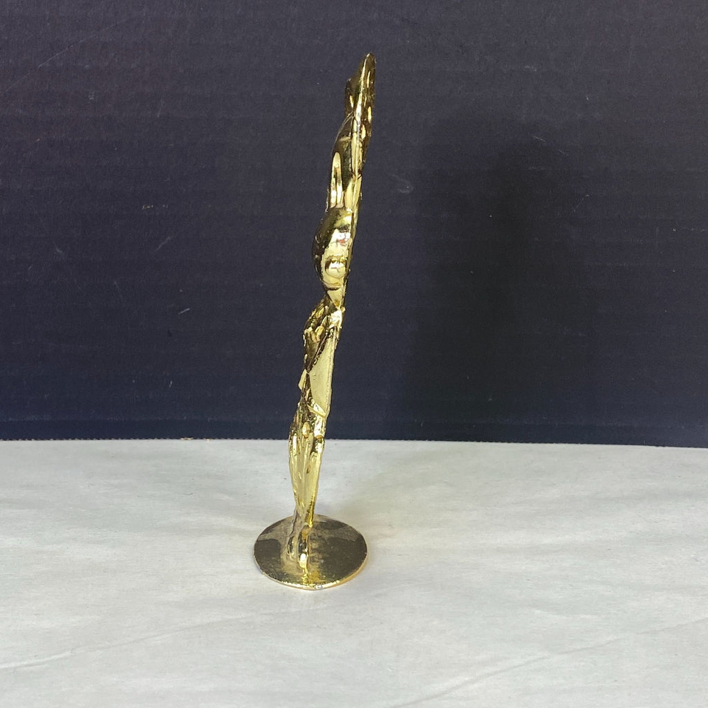 Vintage Torino Earring Holder Tree Mouse Gold Tone
