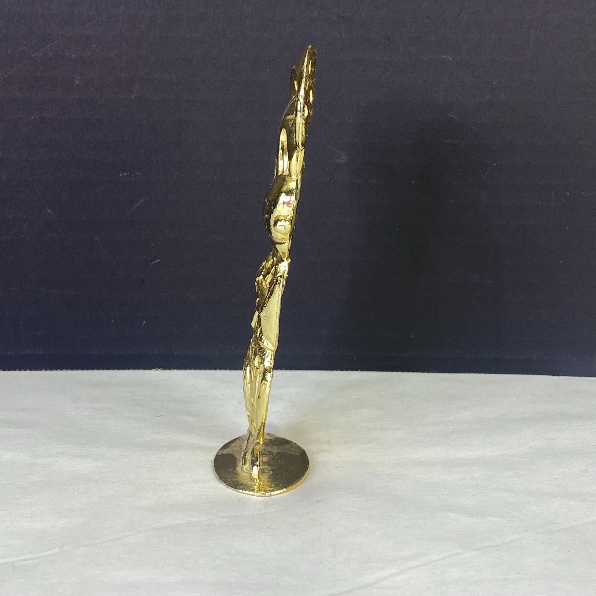Vintage Torino Earring Holder Tree Mouse Gold Tone