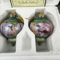Lena Liu's Hummingbirds Ornaments 1999 Delphinium and Sweet William Garden