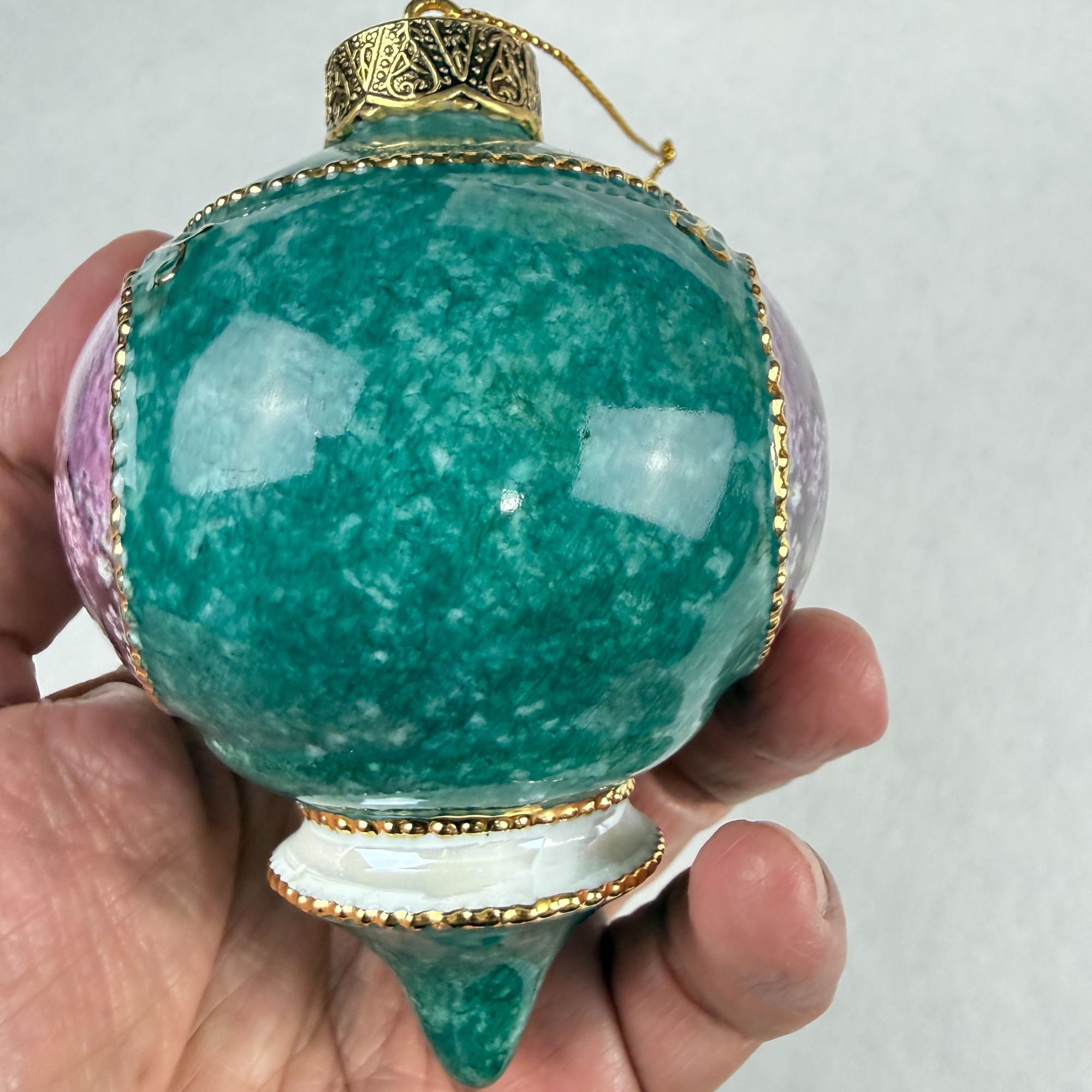 Lena Liu's Hummingbirds Ornaments 1999 Delphinium and Sweet William Garden