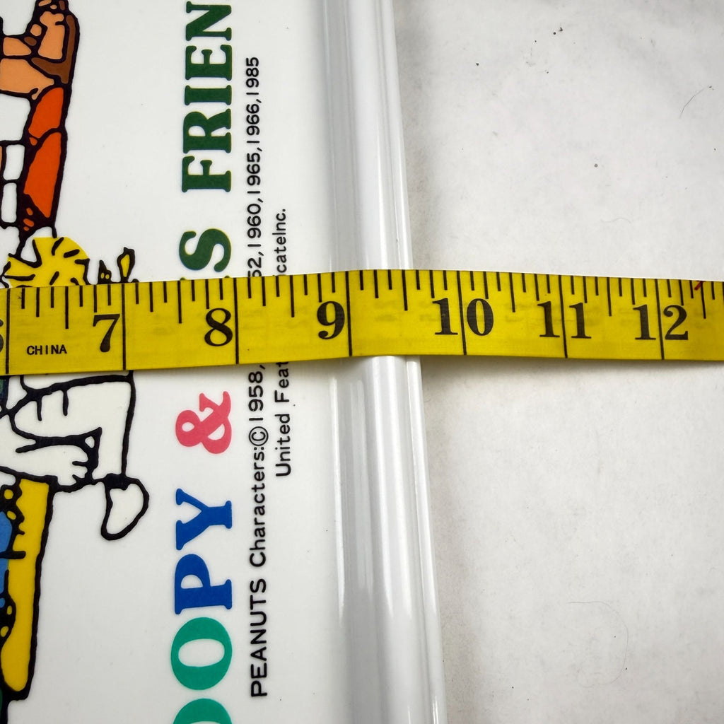 Vintage Snoopy & His Friend Shelina Melamine Tray Peanuts Design