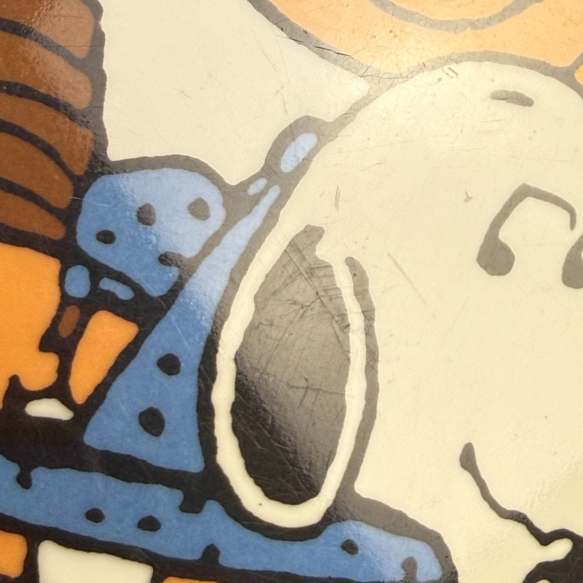 Vintage Snoopy & His Friend Shelina Melamine Tray Peanuts Design