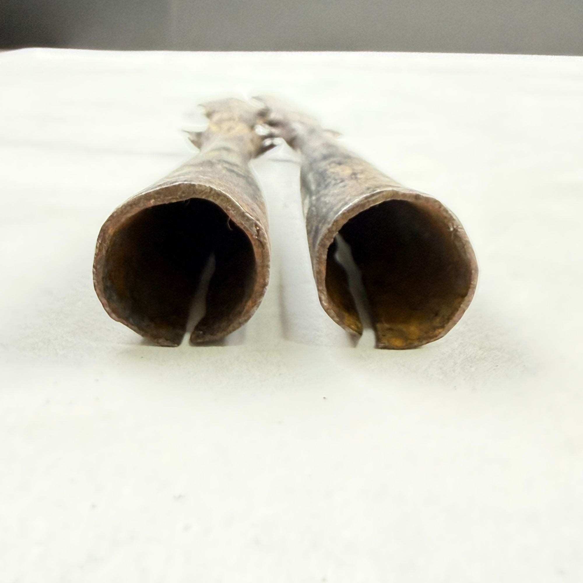 Vintage African Tribal Forged Barbed Fishing Hunting Spear Set of 2