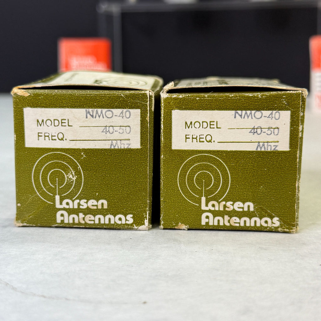 Vintage Larsen Kulrod Antennas Model NMO-40 Frequency 40-50 MHz Lot Of 2