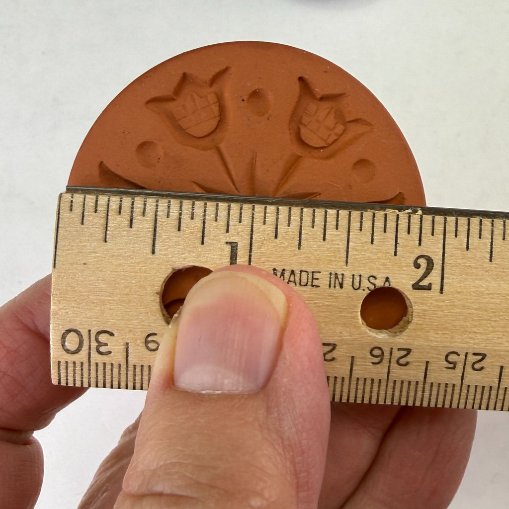 RyCraft Terra Cotta Cookie Stamps Lot Of 3