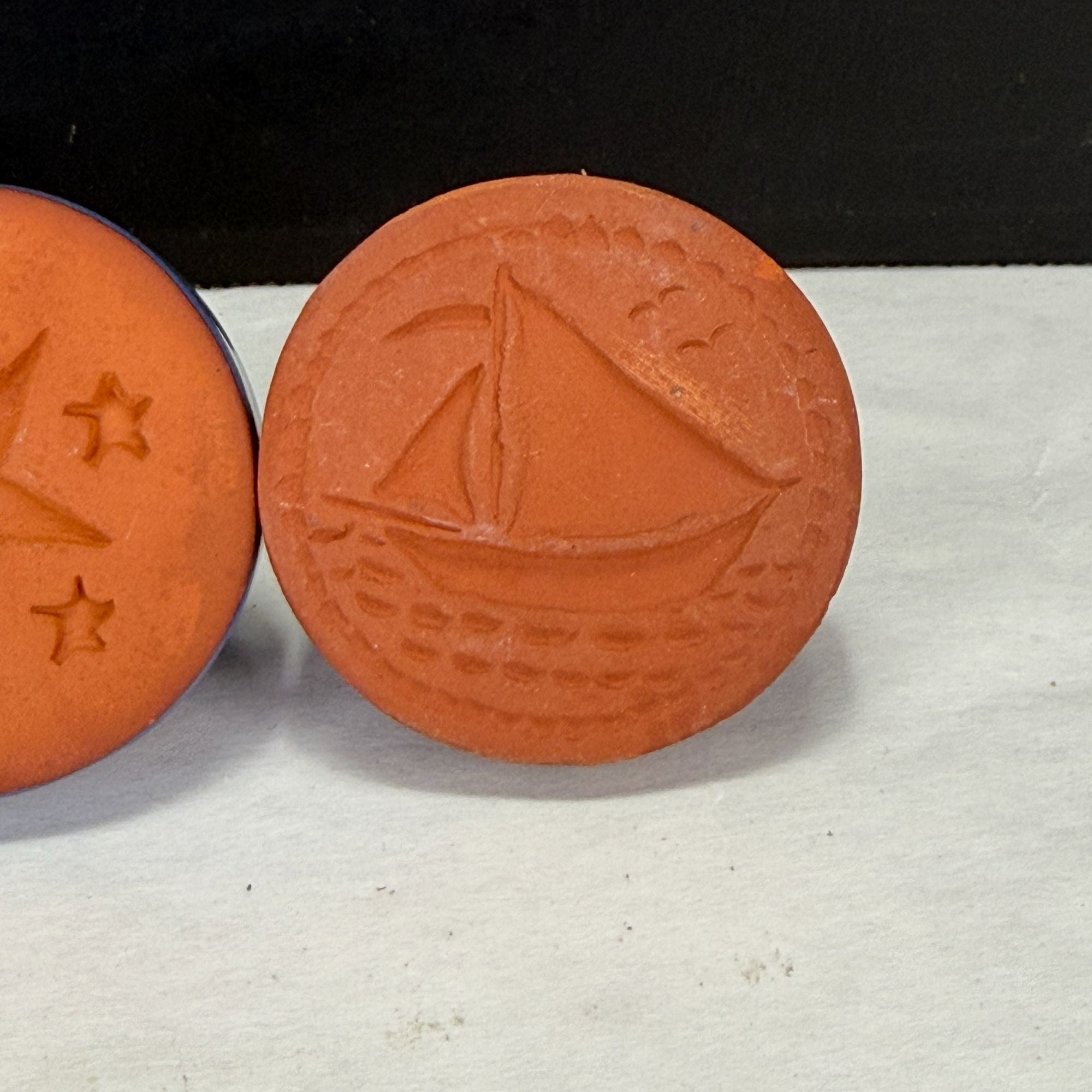 RyCraft Terra Cotta Cookie Stamps Lot Of 3