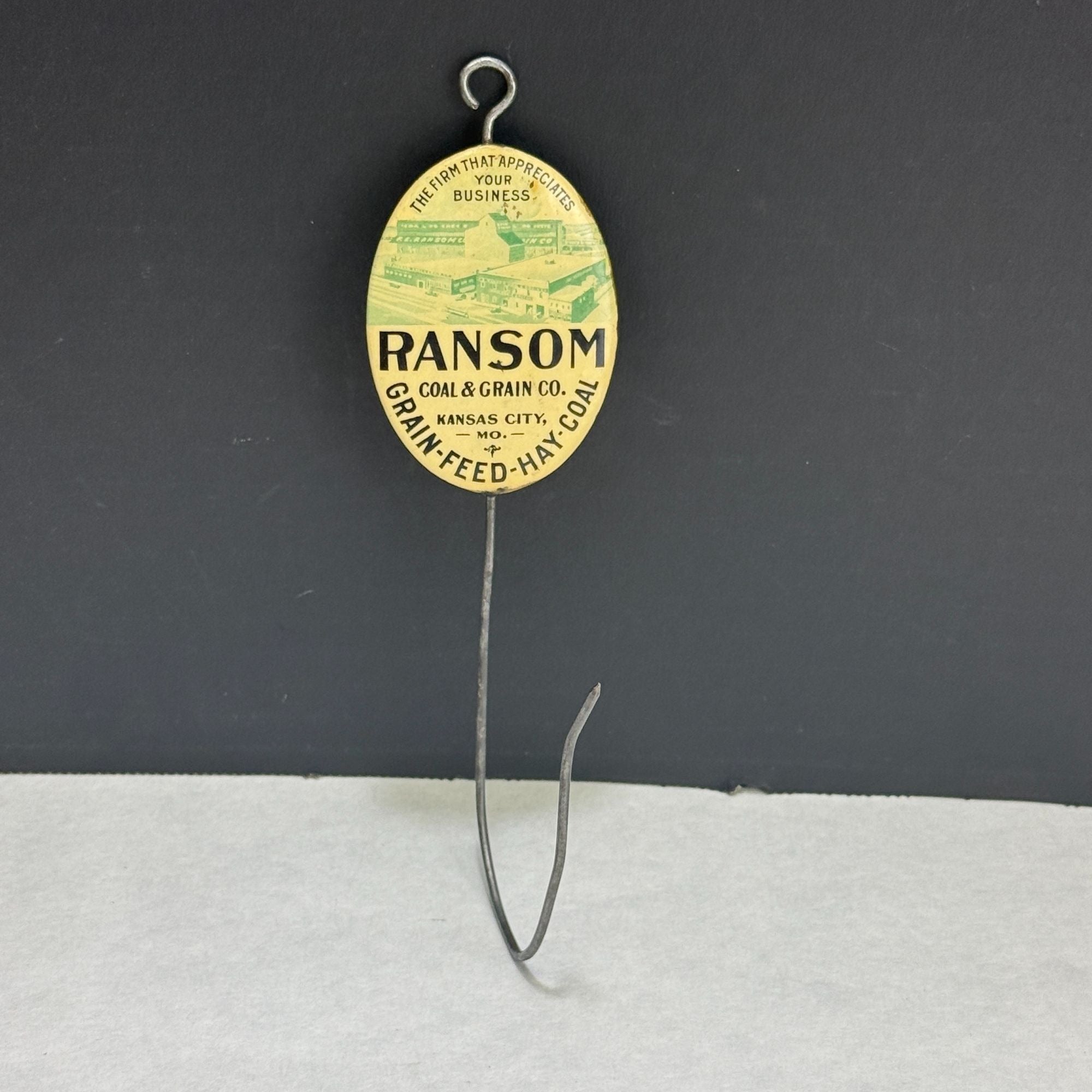 Vintage Ransom Coal & Grain Co. Advertising Receipt Hook Kansas City MO